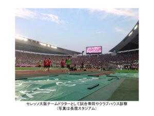 セレッソ大阪チームドクター スポーツ整形外科 牧整形外科病院 大阪市城東区 脊椎 人工関節 スポーツ整形 ペインクリニック 牧ヘルスケアグループ 医療法人 清翠会